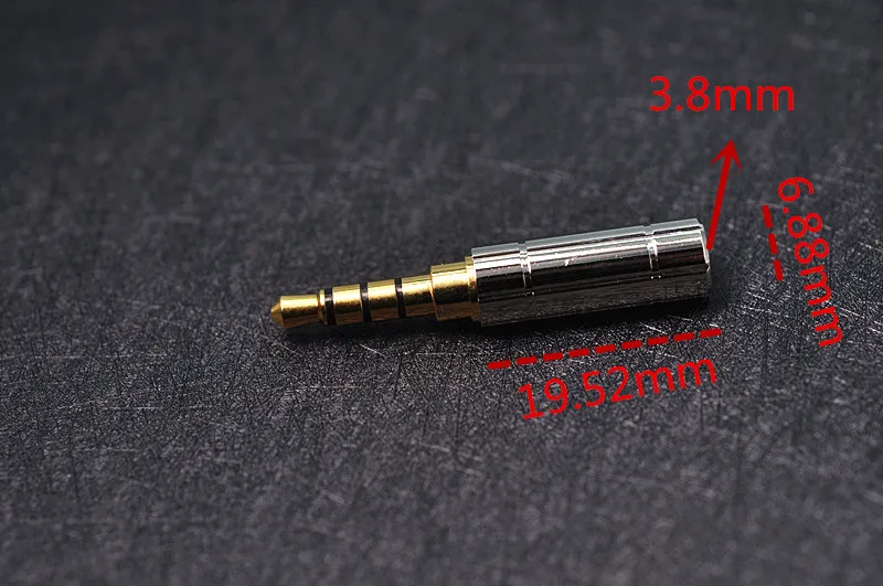 Мини-версия 3 5 мм штекер 2 сбалансированный только для кабеля наушников - купить