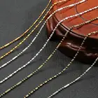 Металлические Шариковые цепи длиной 15 млот длиной 1,5 мм для изготовления ювелирных изделий своими руками, цепочки для ожерелий и браслетов ручной работы