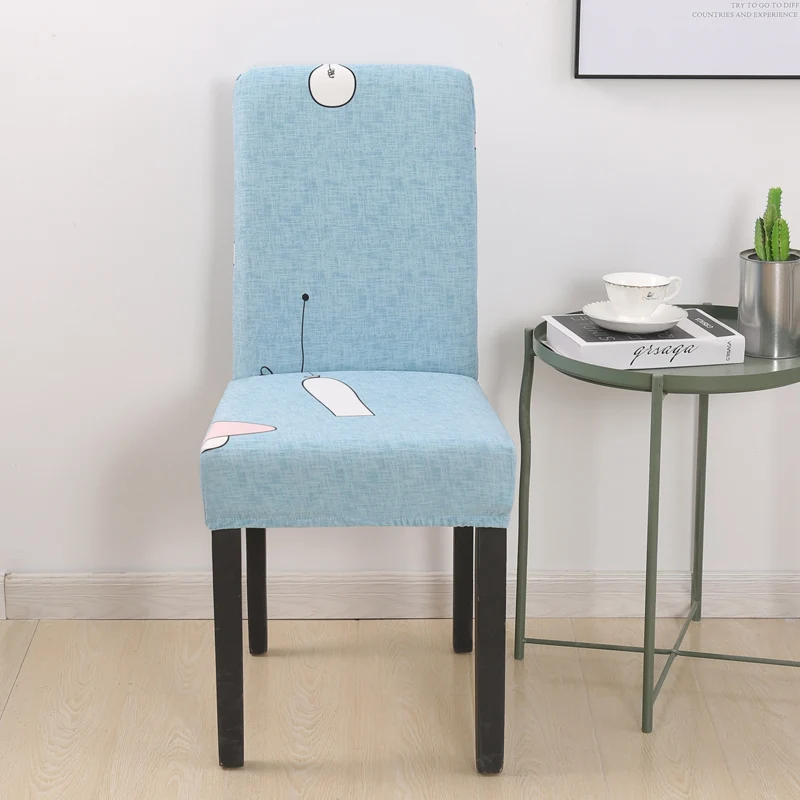 Универсальный Набор стульев чехол для офисных эластичный материал из спандекса