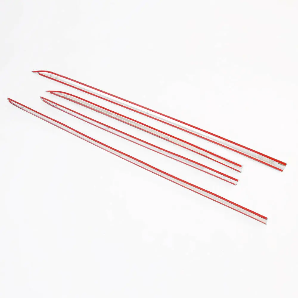 

For Fiat Cronos 2018-2020 Chrome Side Car Door Body Moulding Strips Cover Trim