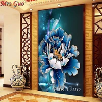 diy diamond painting sumptuous flower mosaic set diamond embroidery 3d full square round drill puzzles home 5d art