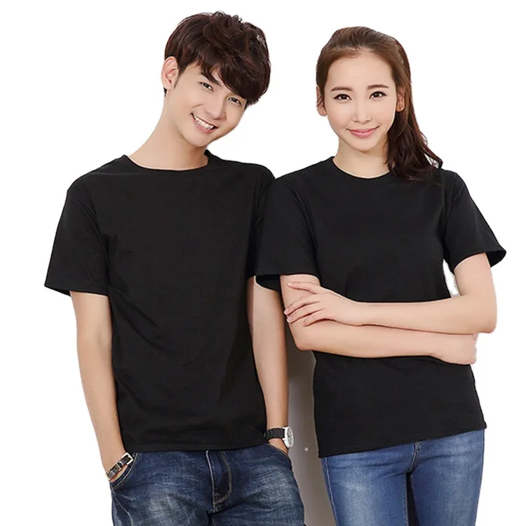 

Summer round collar T-shirt men's short sleeve shirt customization