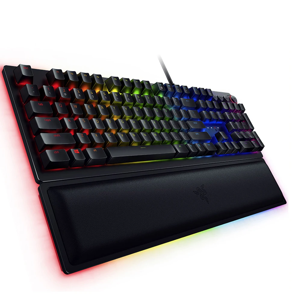 Razer Huntsman Элитная Механическая игровая клавиатура Проводная с RGB подсветкой