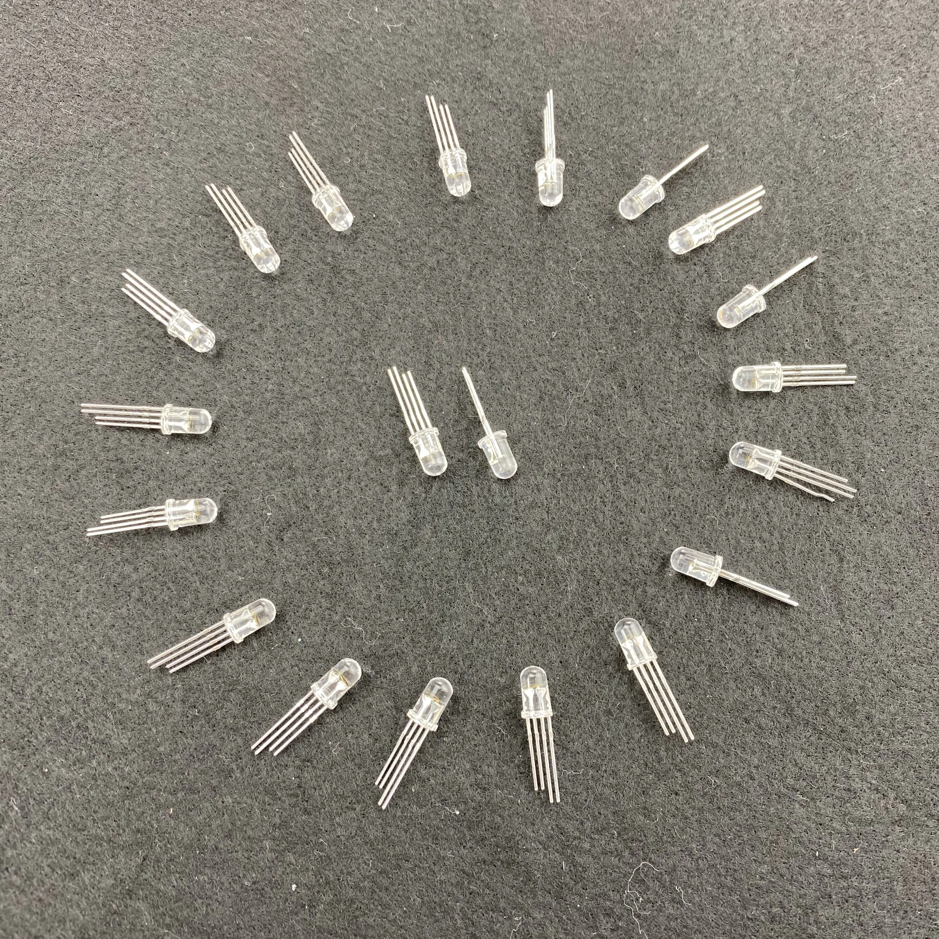 Фонарь 5 мм круглая светодиодсветодиодный RGB-лампа с чипсетом P9823/WS2811 внутри