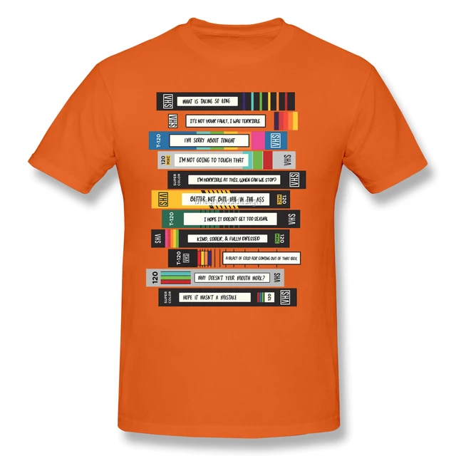 Хлопковые смешные футболки с принтом Brooklyn Nine tape Sex Print  