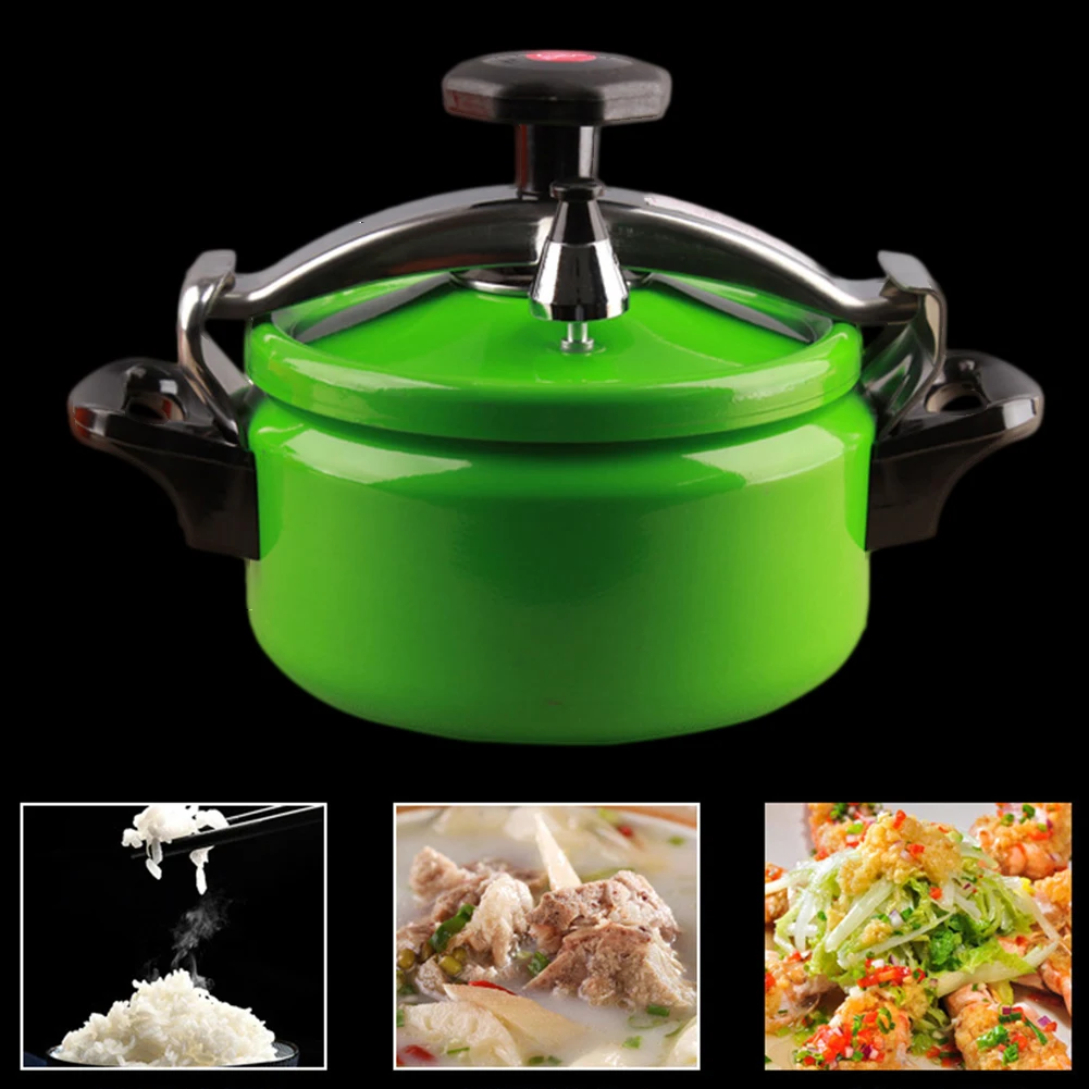 저렴한 주방 도구 Stovetop 방폭 쌀 요리 여행 냄비 압력 쿠커 다기능 스테인레스 스틸 조리기구 캠핑