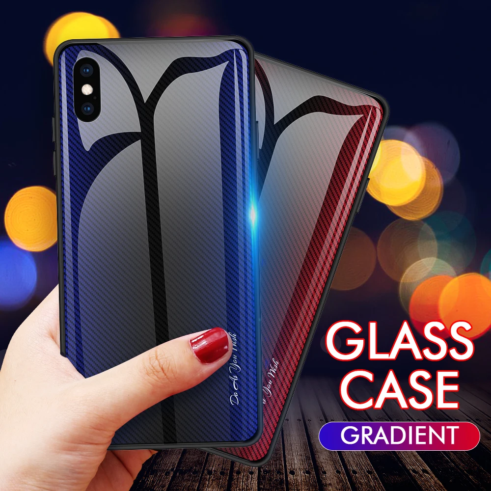 25 шт Полосатый градиентный стеклянный чехол для телефона Xiaomi 10 Pro/CC9/Redmi 8A/K20 Pro/Redmi