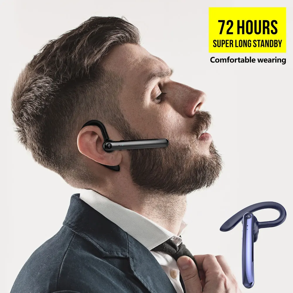 

New Earphones Bluetooth Headphones Handsfree Wireless Headset Business Headset Drive Call Sports Earphones For Iphone Samsung