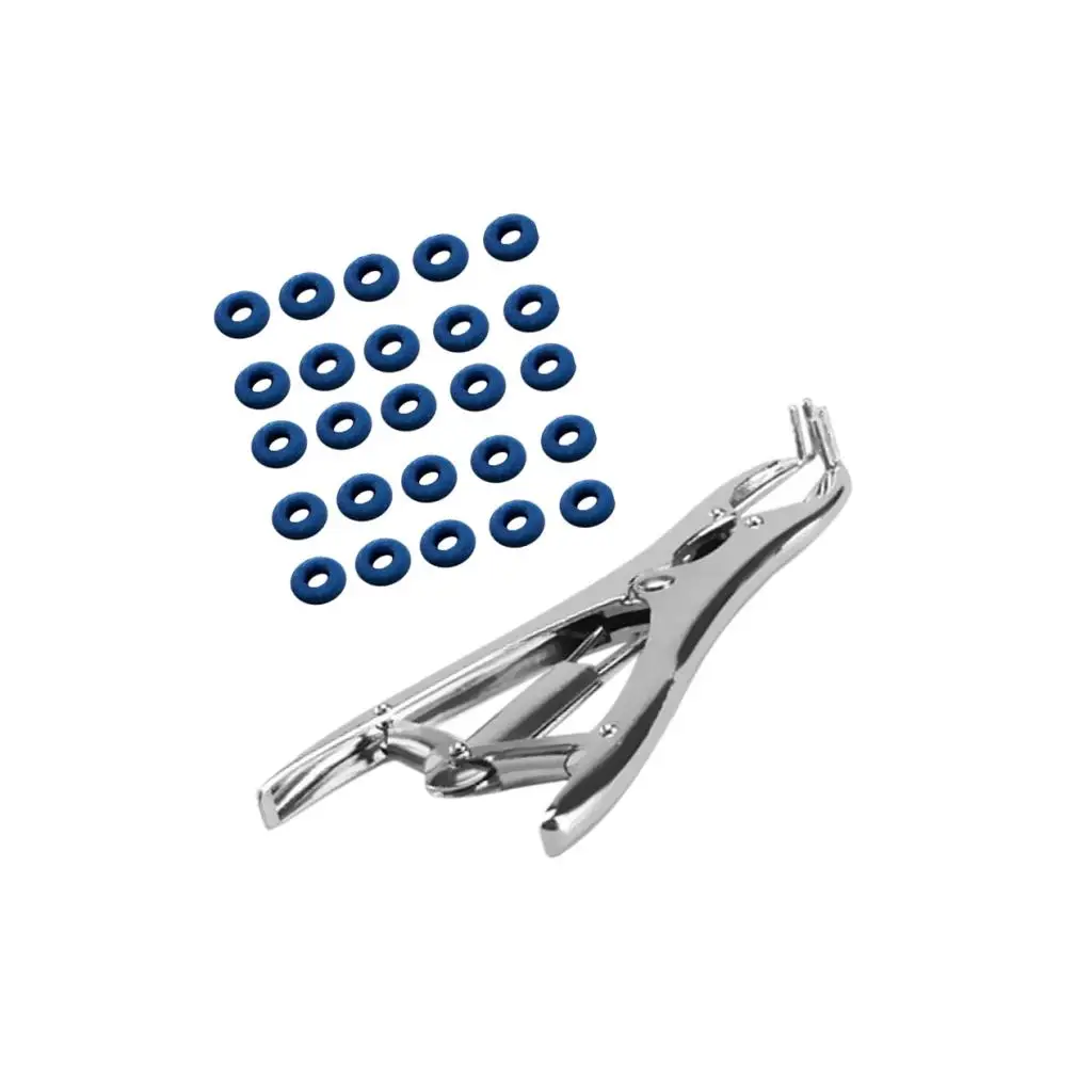 Плоскогубцы ELASTRATOR кастратор резиновое кольцо аппликатор стыковка + кольца | Дом и