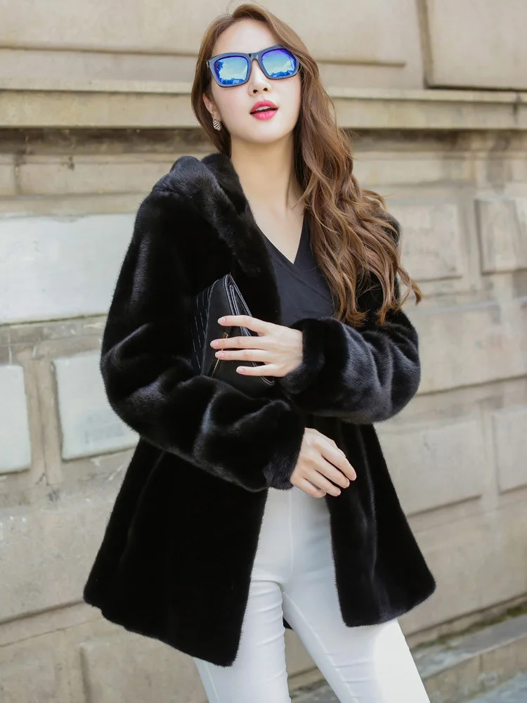 Пальто из искусственного меха особенно Женская одежда зима 2020 пушистая куртка