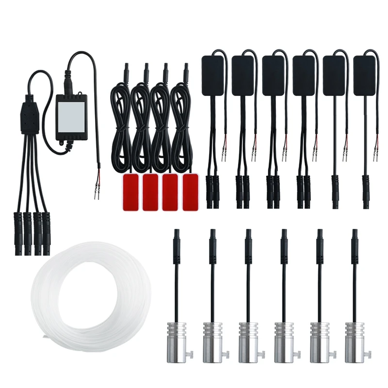 

10 в 1 цветная (RGB) Атмосфера светильник светодиодный интерьера лампы мощностью 8 м ленты светильник с помощью приложения Управление дверная р...