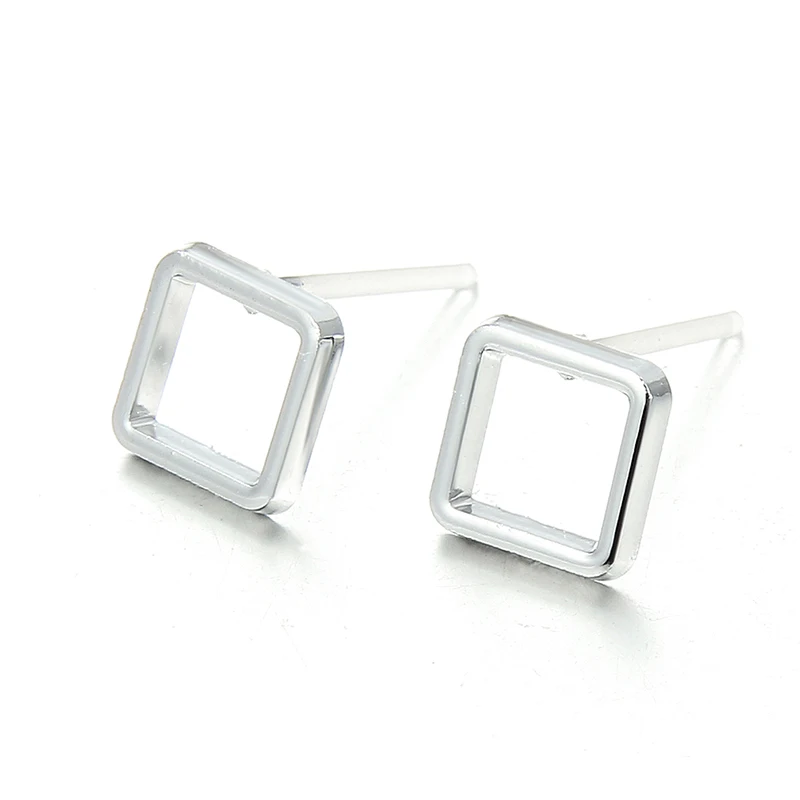 

18pairs Mixed Style Gold Silver Color Plastic Stud Earings Sets Wholesale For Women Girls Mini Heart Star Crystal Ears Jewelry