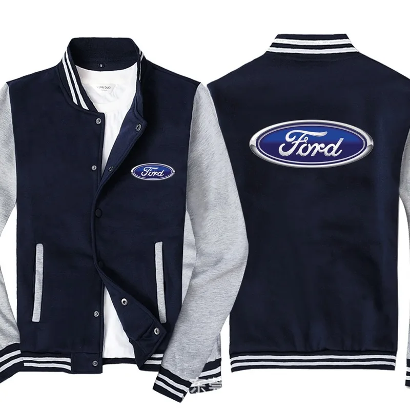Бейсбольная Униформа на весну и осень свитшот для FORD мужская приталенная куртка