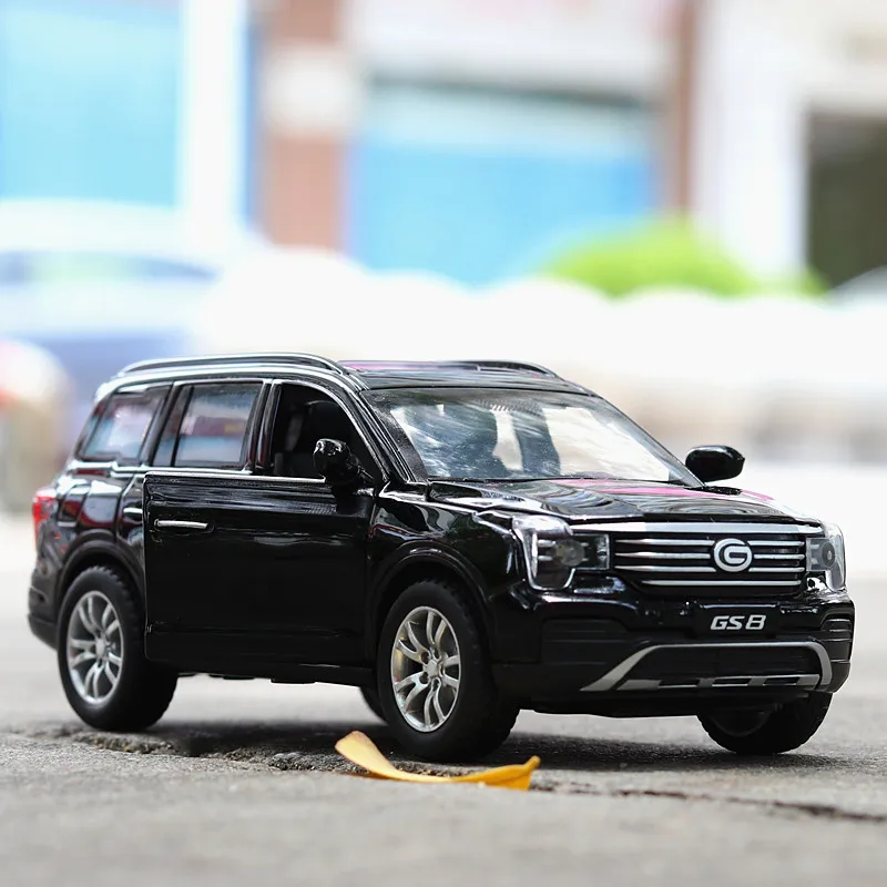 1:32 новинка GS8 со звуком и светильник игрушка из сплава модель автомобиля игрушки
