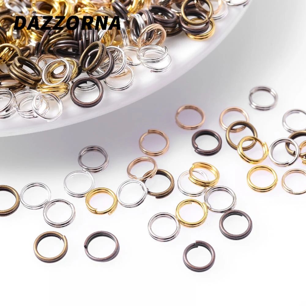Разрезные кольца 6 мм 100 шт./лот для изготовления ювелирных изделий - купить по