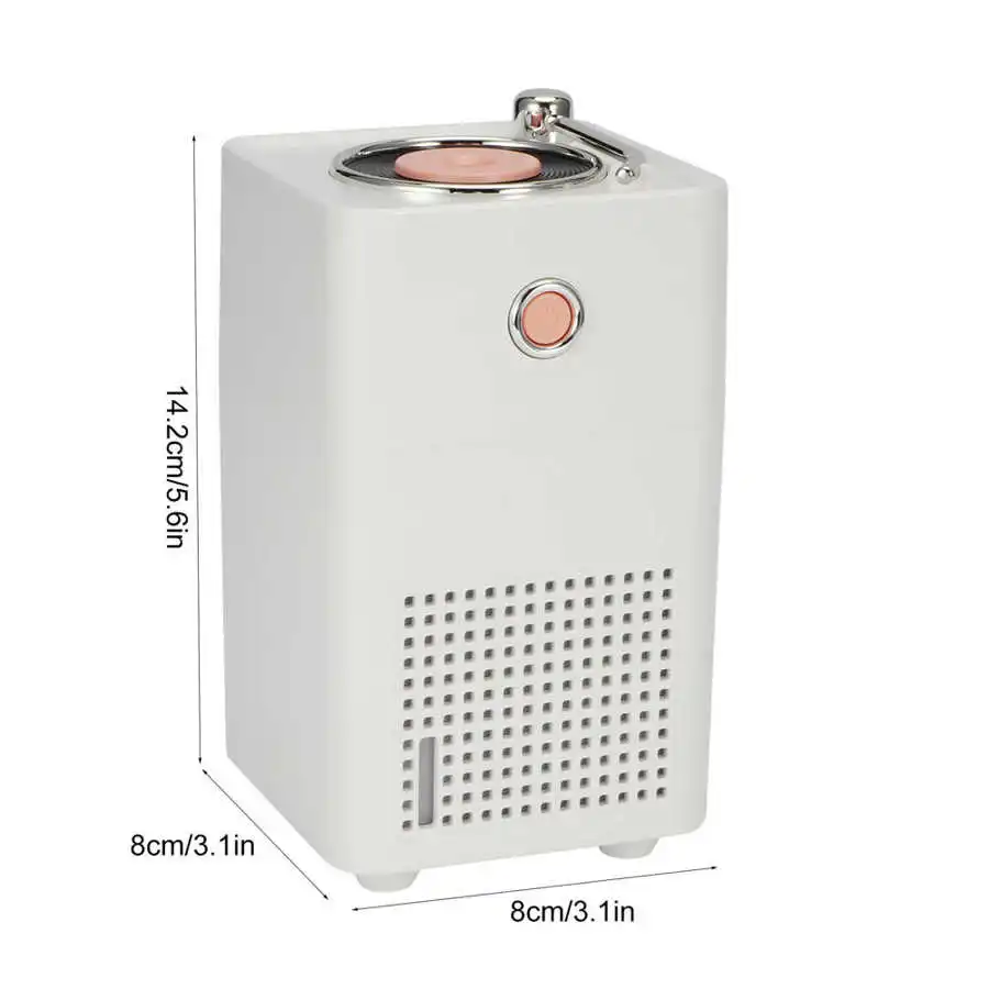 

Record Player Shape Air Humidifier 300ml Mute Ultrasonic Aroma Essential Oil Diffuser 2 Mode Mist Maker with LED Light