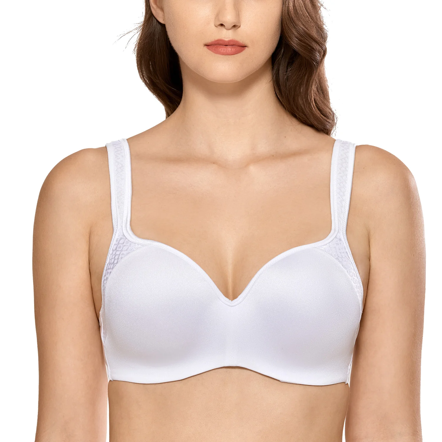 Для женщин бюстгальтер на косточках балконет бесшовные слегка ОБИТАЯ Контурный