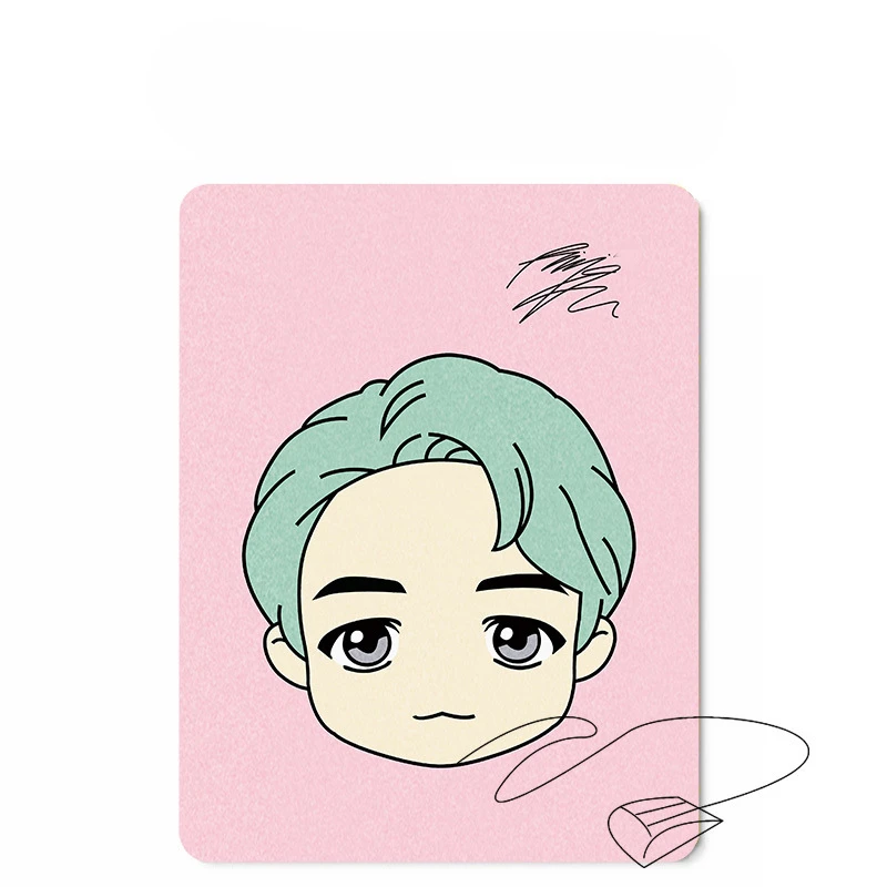 Wholesale Kpop House Of Bangtan Boys Artoon Cute Mouse Pad Mousepepad Computer Desk Mat Table Pads Office Supplies Mousepad | Канцтовары