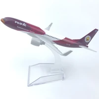 16cm thai airlines purple bird nok alloy aircraft model diecast aircraft toys airplane airliner kid gifts collectible