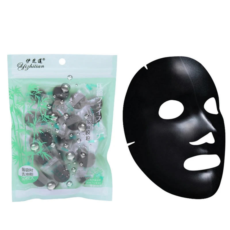 30 шт. бумажный лист из натурального бамбукового угля|Ватные изделия для снятия