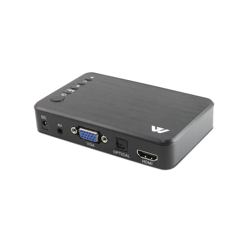 Мультимедийный плеер AMS-Multi TV HDMI 1080P HD поддержка VGA USB SD MMC RMVB MP3 AVI MPEG MKV CRT с