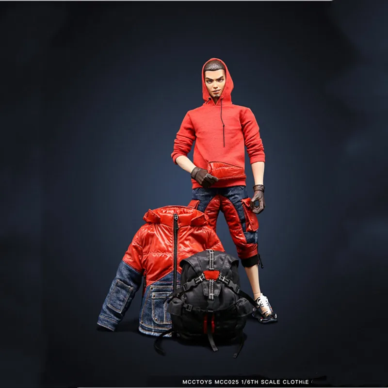 

In Stock Collection MCC025 1/6 Scale Male Costume Accessories Down Court Suit Clothing Model Fit 12'' Men Action Figure Body DIY