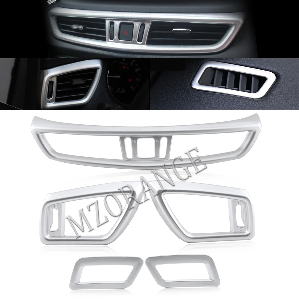 

For Nissan X-Trail XTrail T32 Rogue Qashqai J11 2014-2020 Car Air Condition Vent Outlet Cover Carbon Fiber Pattern High Quality