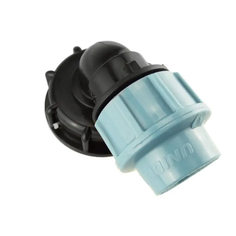 

Garden Pipe Elbow Connector To 25mm Angled MDPE Compression Fitting For IBC Tank