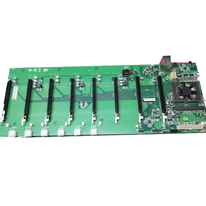 

BTC 3865 ddr3 bitcoin mining machine board 8 graphics mining motherboard