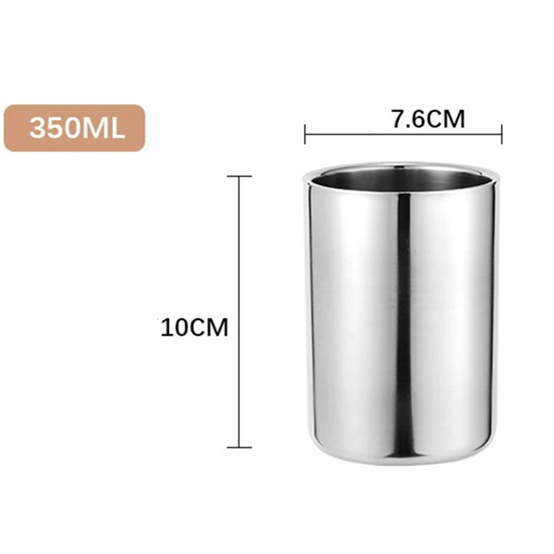 Beer Mug Stainless Steel NorthernEurope Ins Coffee Tea Wine Milk Portable Travel Office Water Cup Kitchen Drinkware 350ml/500ml | Дом и сад