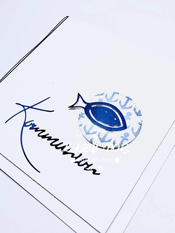 Металлические Вырубные штампы в виде рыбок и животных 2 шт. искусственные