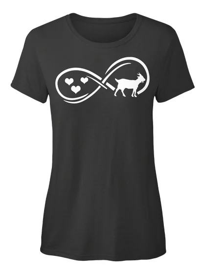 

Стандартная женская футболка Infinity Love Goat
