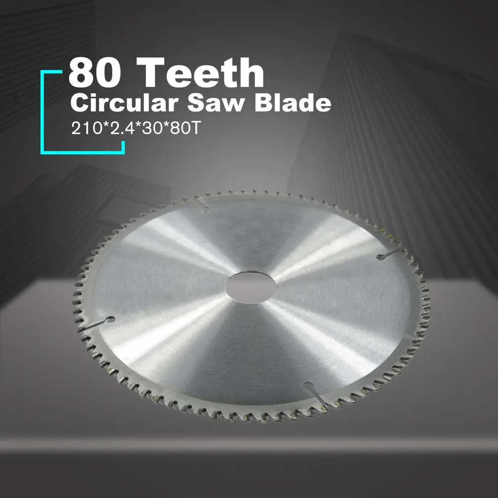 Фото - 1pc 210mm 80T TCT Circular Saw Blade  Wheel Discs TCT Alloy Woodworking Multifunctional Saw Blade For Wood Metal Cutting finglee 1pc 85mm tct woodworking mini circular saw blade acrylic plastic cutting blade general purpose for wood