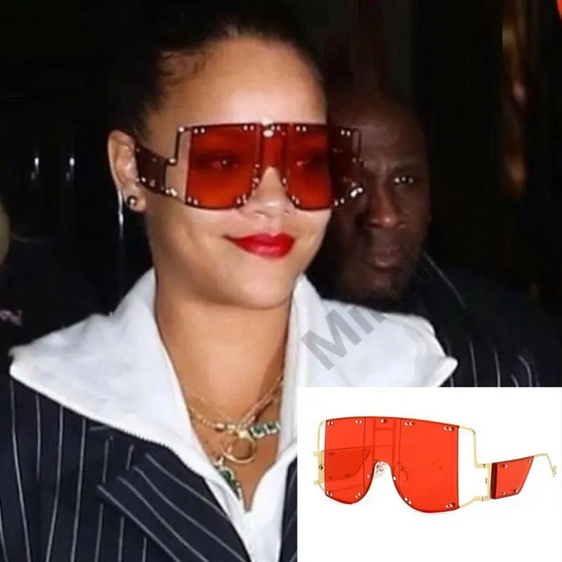 Женские оверсайз солнцезащитные очки 2019 брендовые дизайнерские женские