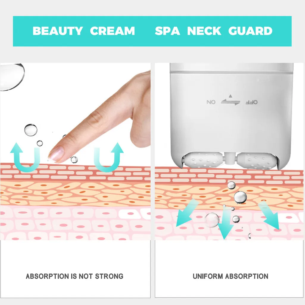 Двойной роликовый V образный Крем Для шеи массажер против морщин Укрепляющий