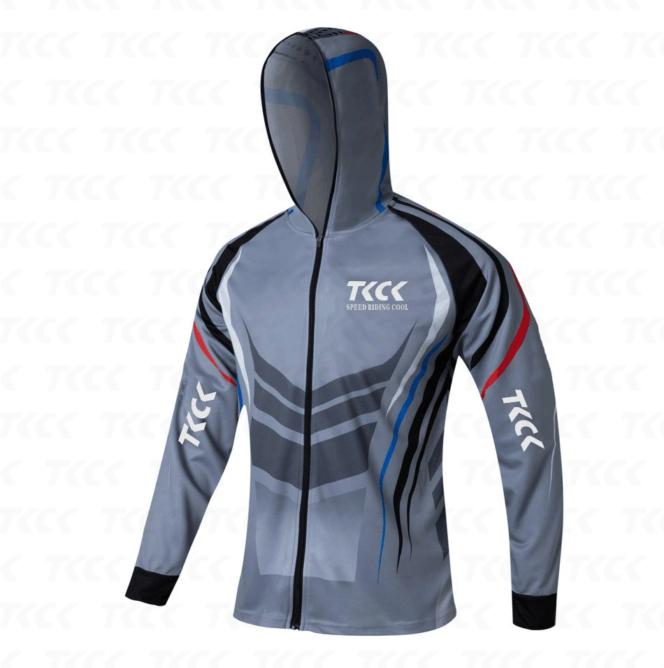 Одежда для рыбалки TKCK Pro с защитой от УФ-лучей быстросохнущая вентиляционная