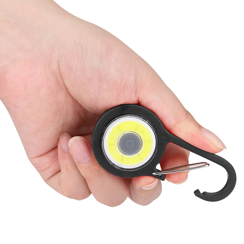 Мини светодиодный Портативный вспышка светильник походный брелок фонарь