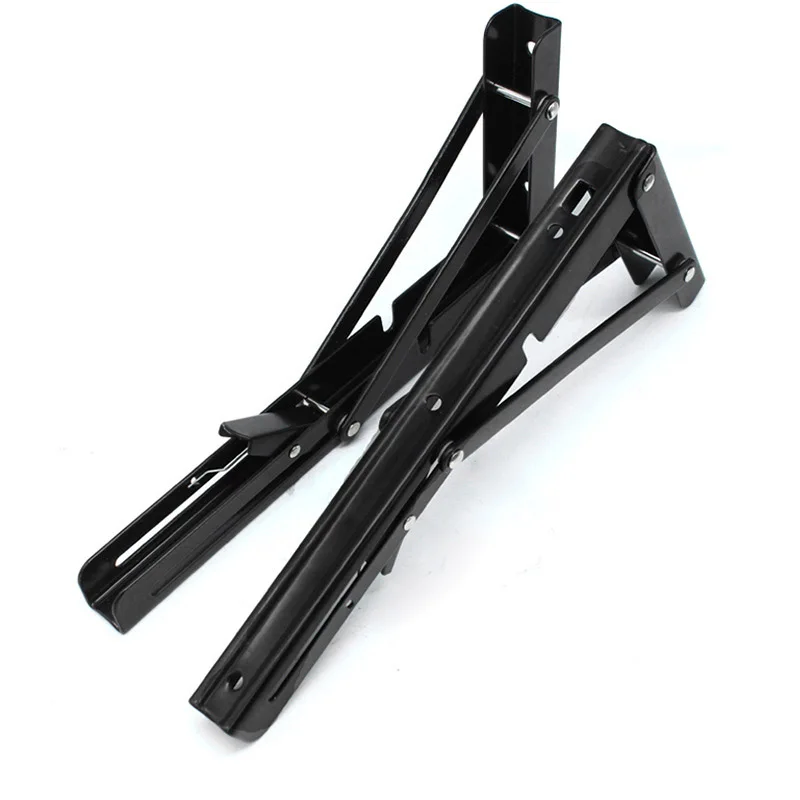 2 шт. сверхпрочные декоративные регулируемые черные треугольные настенные