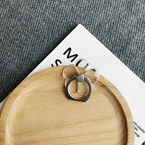 

Clear Cat Star Finger Ring Mobile Phone Stand Holder For iPhone XS Samsung Huawei Round cell Phone Ring holder Car Mount Stand