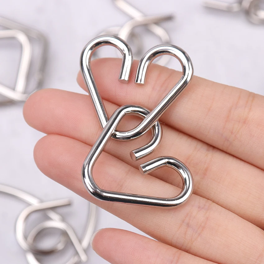 8 шт./компл. металлическая фотоголоволомка для детей и взрослых|Пазлы| |