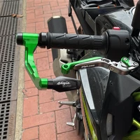 motorcycle cnc handlebar handle grips bar ends brake clutch levers guard protector for kawasaki ninja 650 ninja650 2017 2021