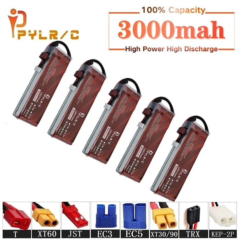 

High Rate 7.4v 3000mAh Lipo Battery For RC Helicopter Parts 2s Lithium battery 7.4v 35C RC Cars Airplanes Drones Battery T/XT60