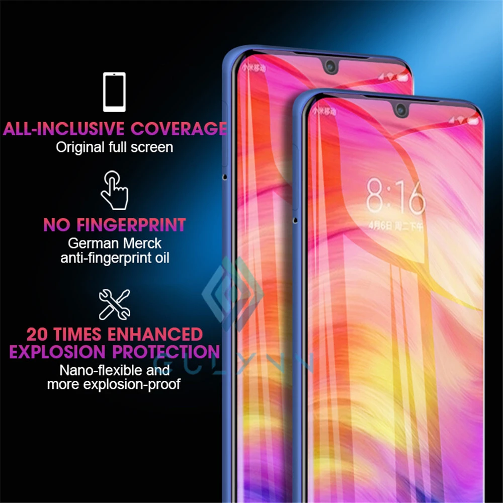 Передняя и задняя укрепить гидрогель пленка для Xiaomi Redmi Note 5 6 7 8 9 K20 Pro защитное
