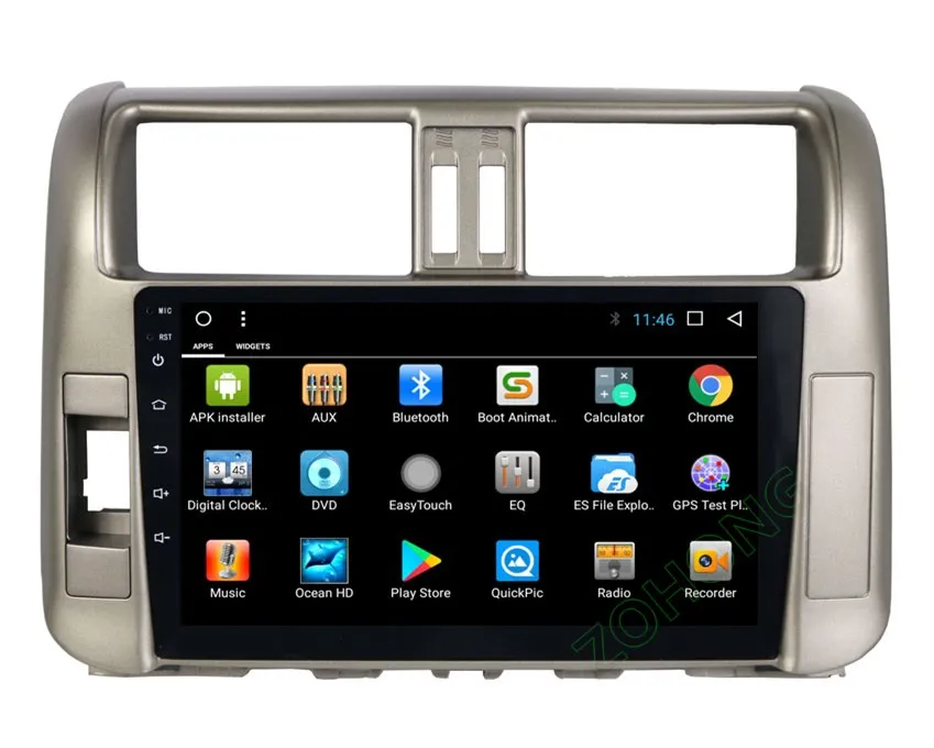 2.5D Octa 8 ядра Android автомобильный мультимедийный DVD плеер для Toyota Prado 150 2010 2011 2012 2013 авто автомобильный радиоприемник с навигацией GPS