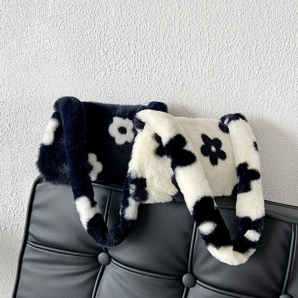 Модные женские сумки через плечо с цветочным принтом новинка 2021 зимние мягкие