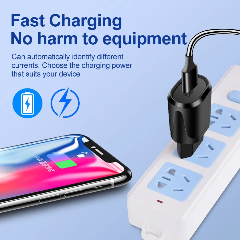 Портативный дорожный адаптер для быстрой зарядки QC3.0/PD18W iPhone Galaxy | Мобильные