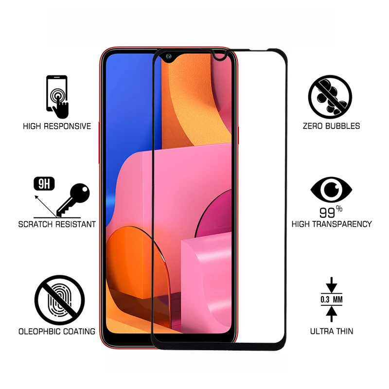 a20s case protective glass for Samsung Galaxy A20e A20 A 20 s e 20s 20e 20a sam gaxaly galaxy samsun armore tempered Glass | Мобильные