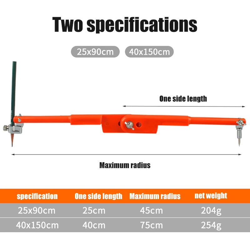 

Carpenter Compasses Precision Pencil Multifunction for Woodworking Marking Tool QJY99