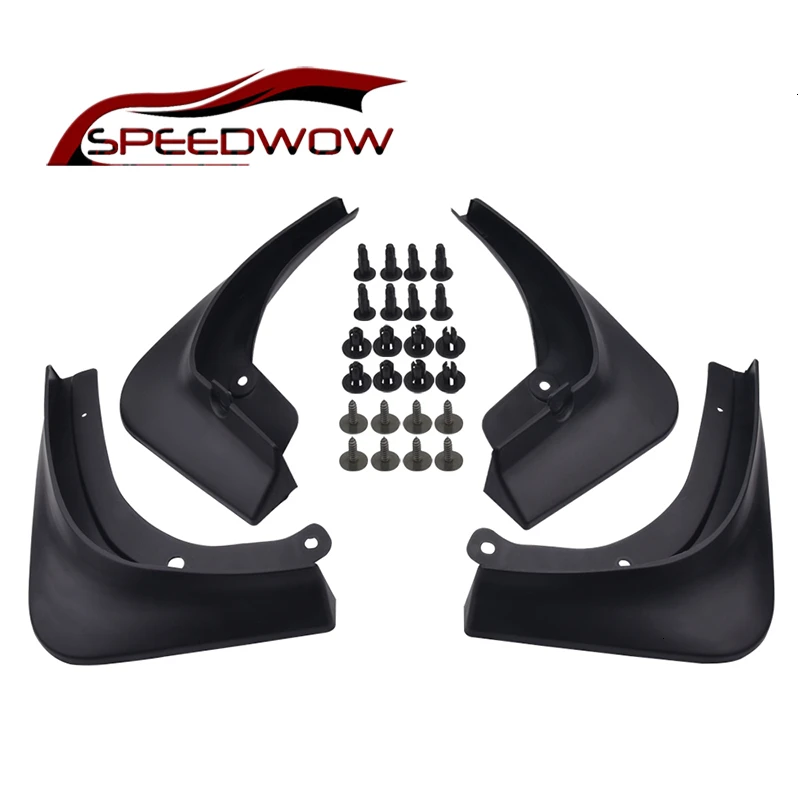 

SPEEDWOW Car Mud Guards Fender Mudflaps Flaps Front Rear Mud Flaps Splash Guards For Tesla Model 3 2016 2017 2018 2019