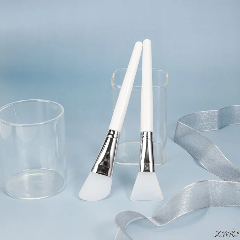 

Silicone Makeup Facial Mud Mask Brush Foundation Gel Applicator DIY Mixing Tools